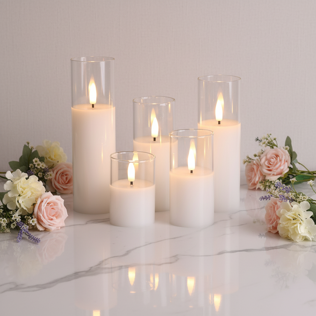 Flammenlose LED-Kerzen