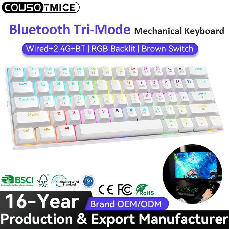 Kabellose mechanische Tastatur