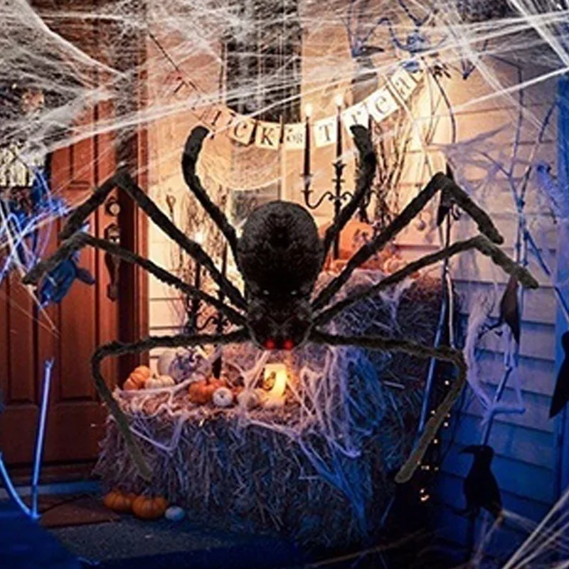 Große Plüsch-Spinne Halloween-Dekoration 3