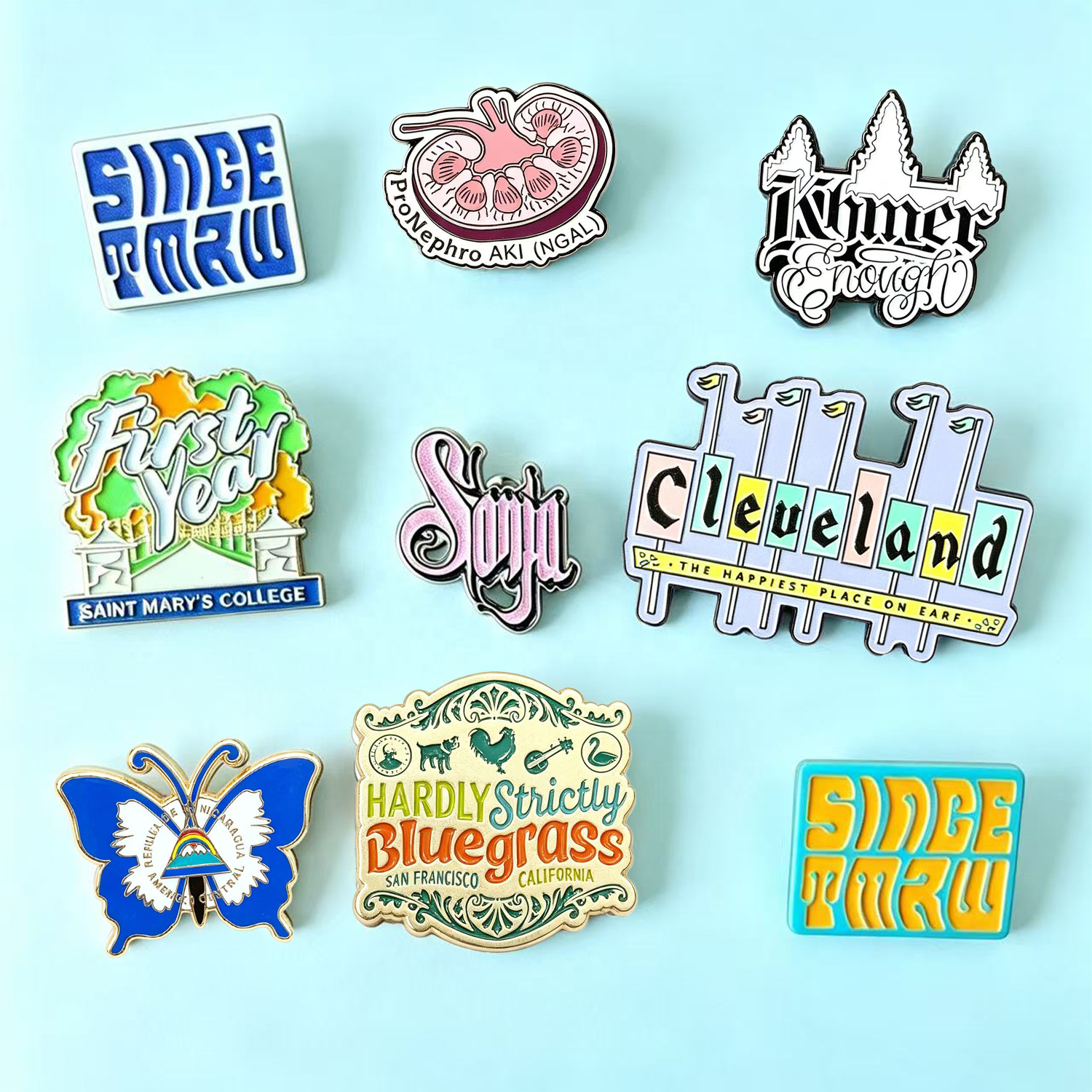 Individuelle Emaille-Pins 2