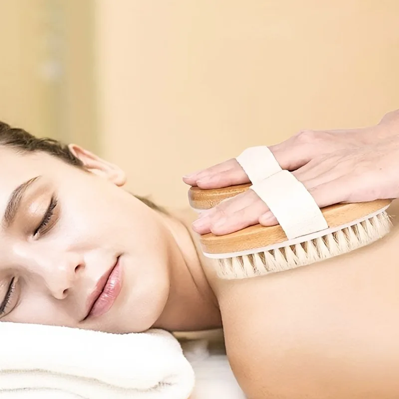 Naturborsten-Körperbürste mit Massagefunktion 4