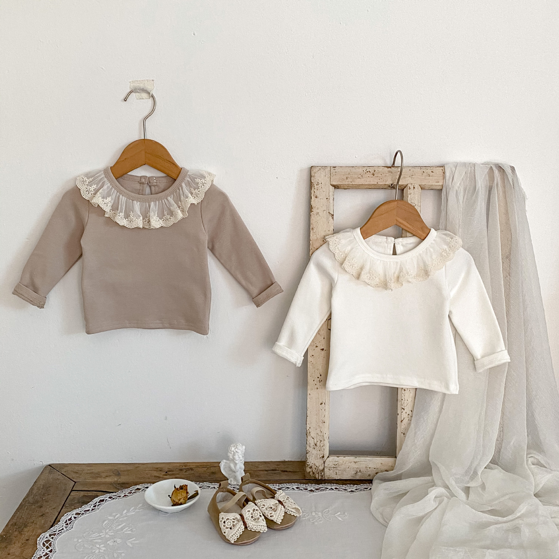 Spitzen-Basic-Top