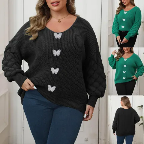 Spitzenpullover