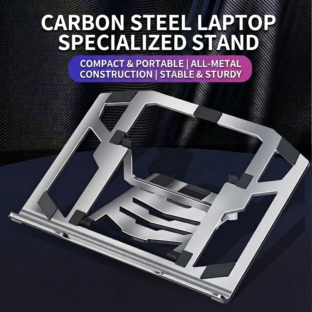 Ultradünner Verstellbarer Laptopständer Aluminium 4