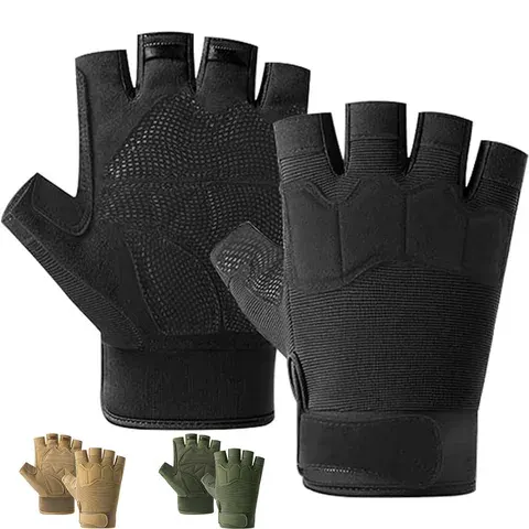 Gepolsterte Fingerlose Taktikhandschuhe