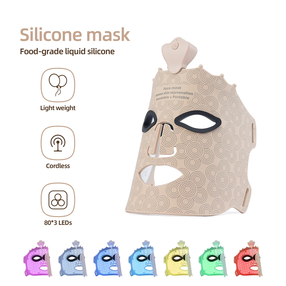 Silikon-LED-Gesichtsmaske