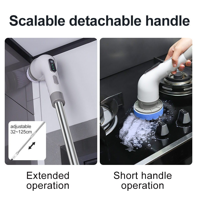 Kabelloses Multifunktions-Reinigungsbürsten-Set für Küche und Toilette 4