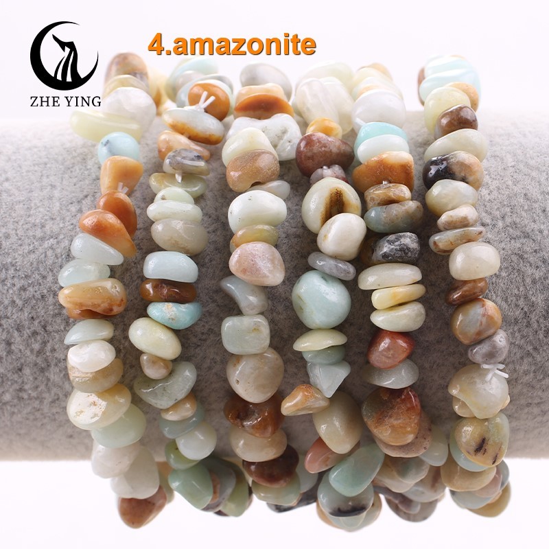 Heilstein-Armband aus Jade-Kristallchips 4