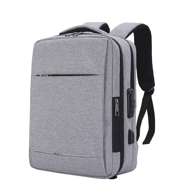 Nylon-Laptop-Rucksack mit USB-Anschluss 3