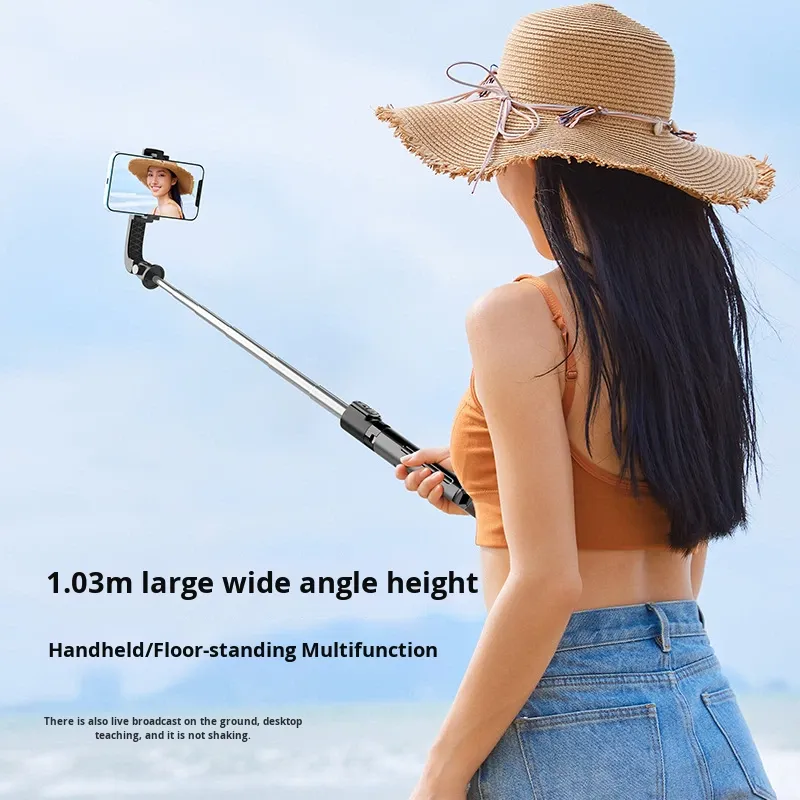 Edelstahl-Selfie-Stick, 360°-Drehung 4
