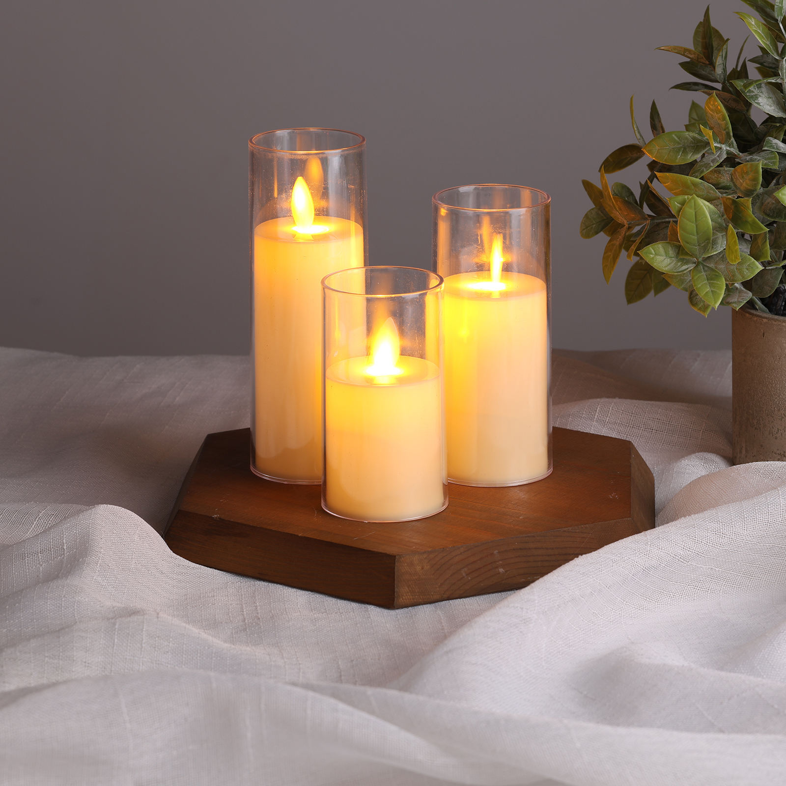 Flammenlose LED-Kerzen 3