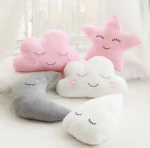 Mond-Stern-Kissen für Babybett