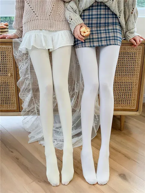 seidige Milchweiß-Socken 2