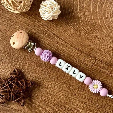 Personalisierte Schnullerkette