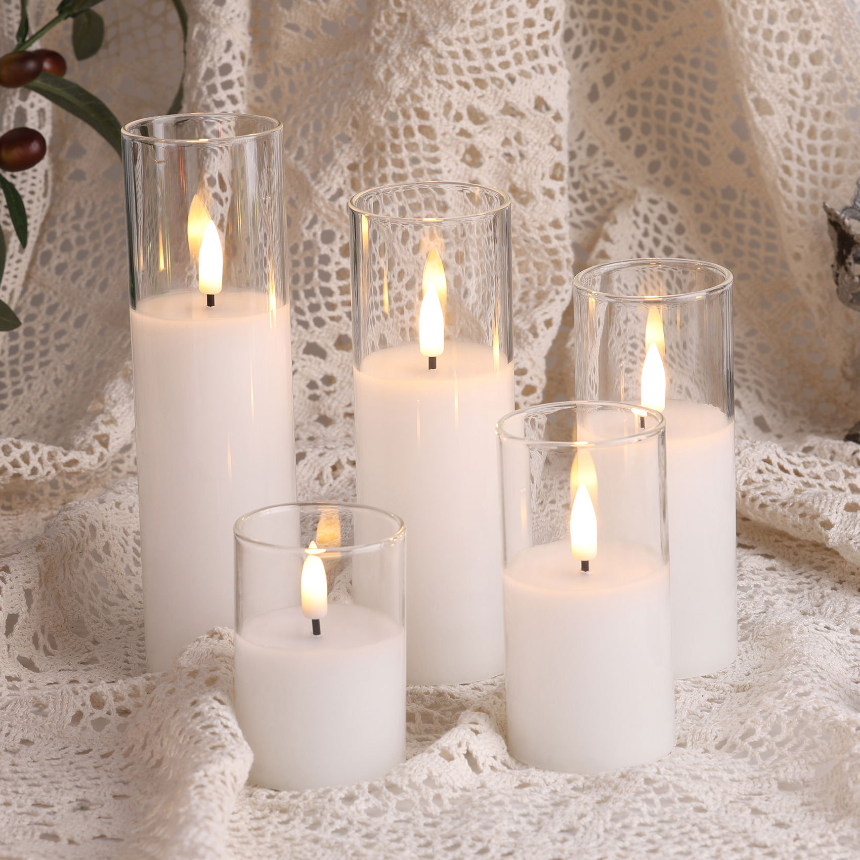 Flammenlose LED-Kerzen 3
