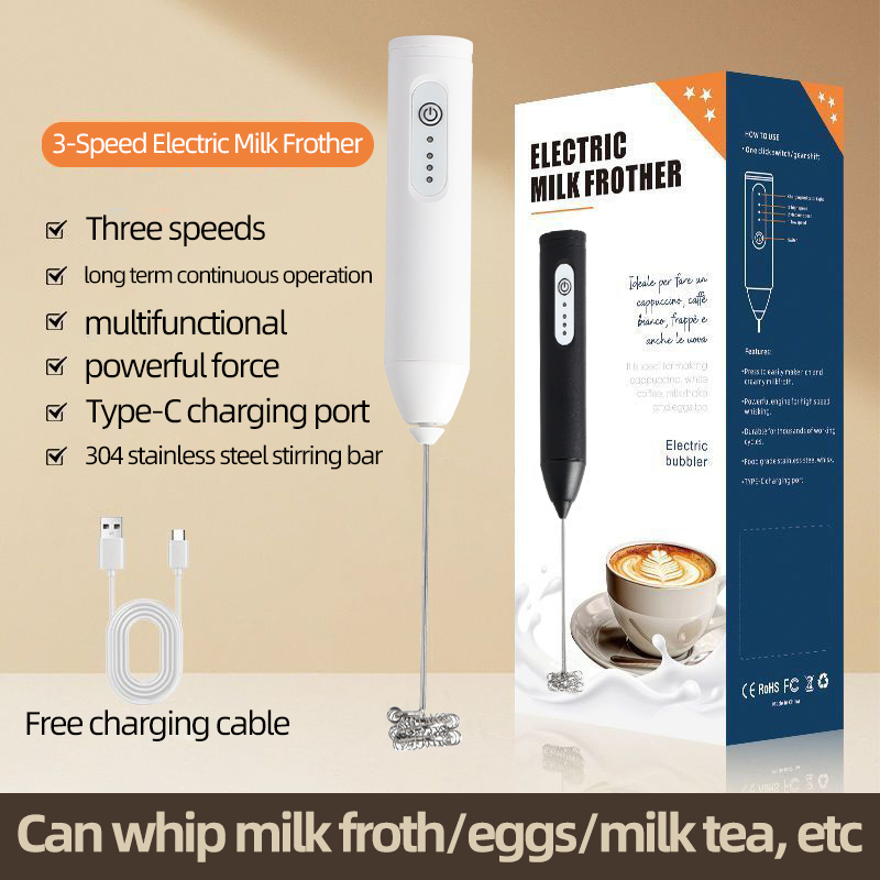 Akku-Mini-Milchaufschäumer Handmixer 2