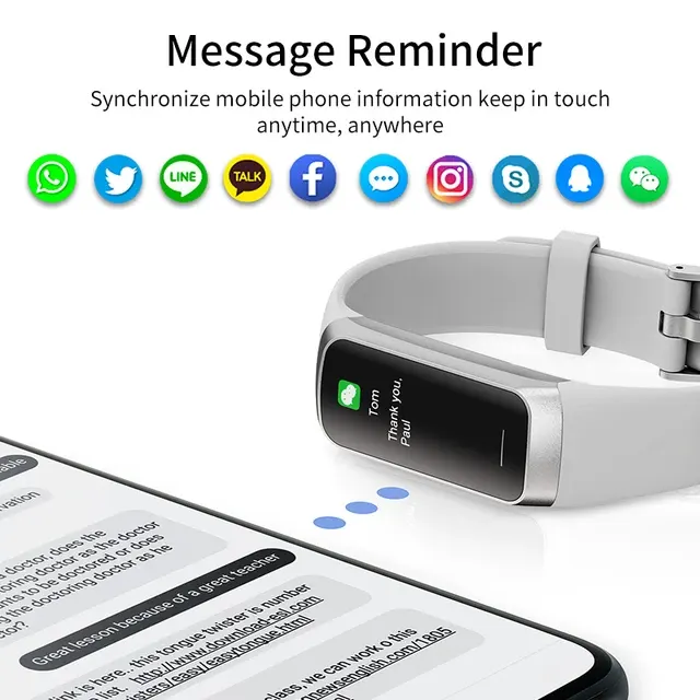 1,1-Zoll AMOLED Fitness-Smartwatch mit Herzfrequenz 4