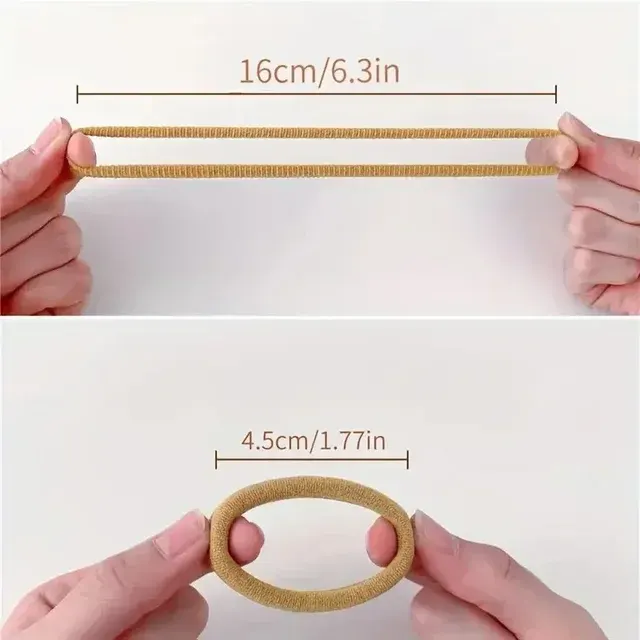 Schlichte Nylon-Haarbänder für Damen 3