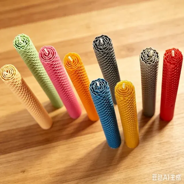 Bienenwachs-Stabkerze 3
