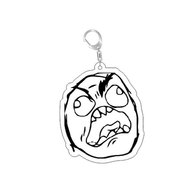 TrollFace Rage-Comic Schlüsselanhänger Geschenk 3