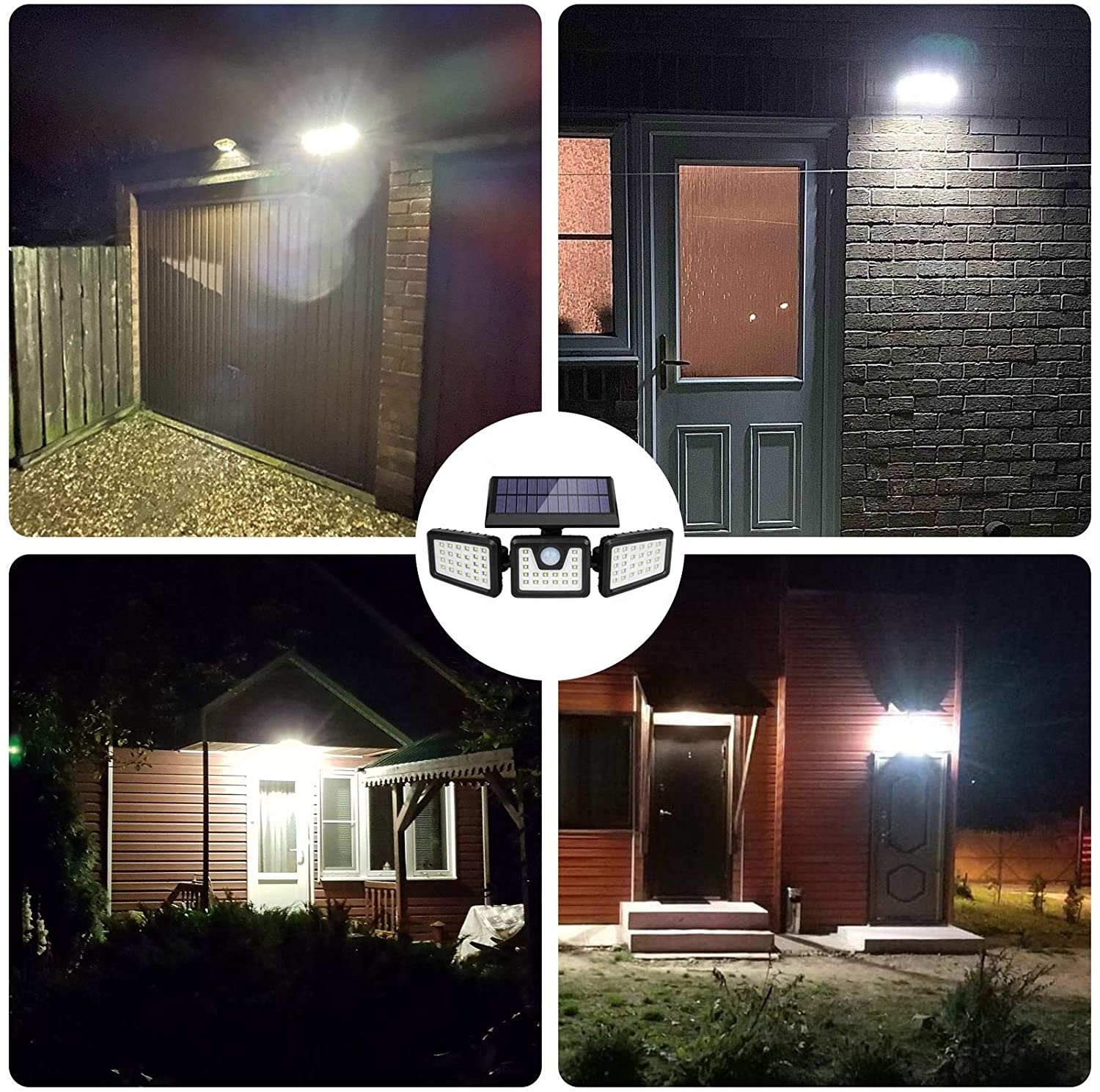 Solar-Wandleuchte IP65 mit Bewegungsmelder 2