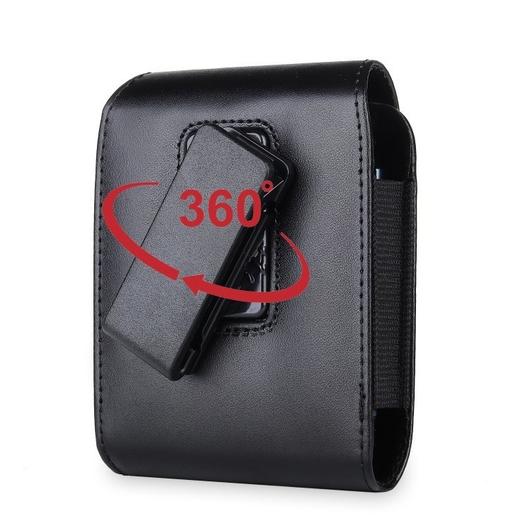 Drehbare Ledertasche für Falthandys 3