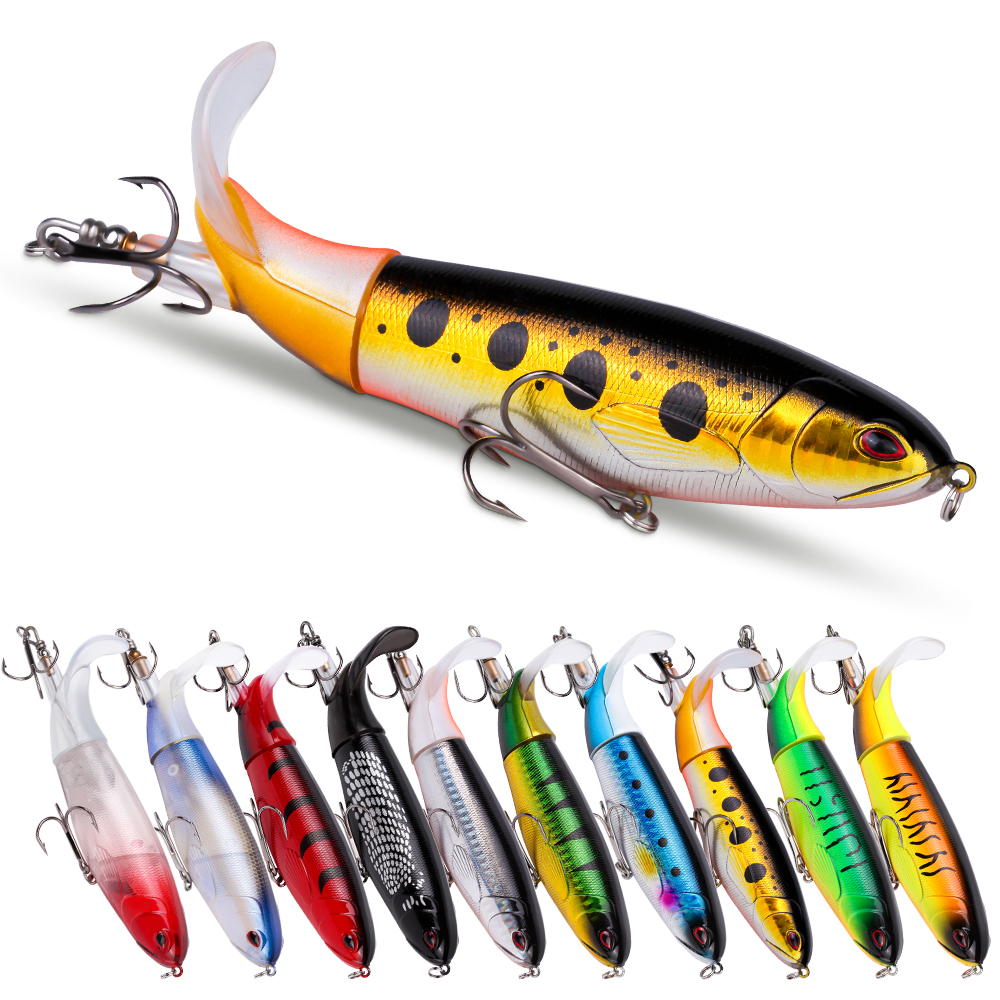 Angelköder-Set 10 cm mit Propellerschwanz