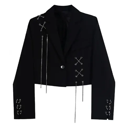Damen-Cropped-Blazer