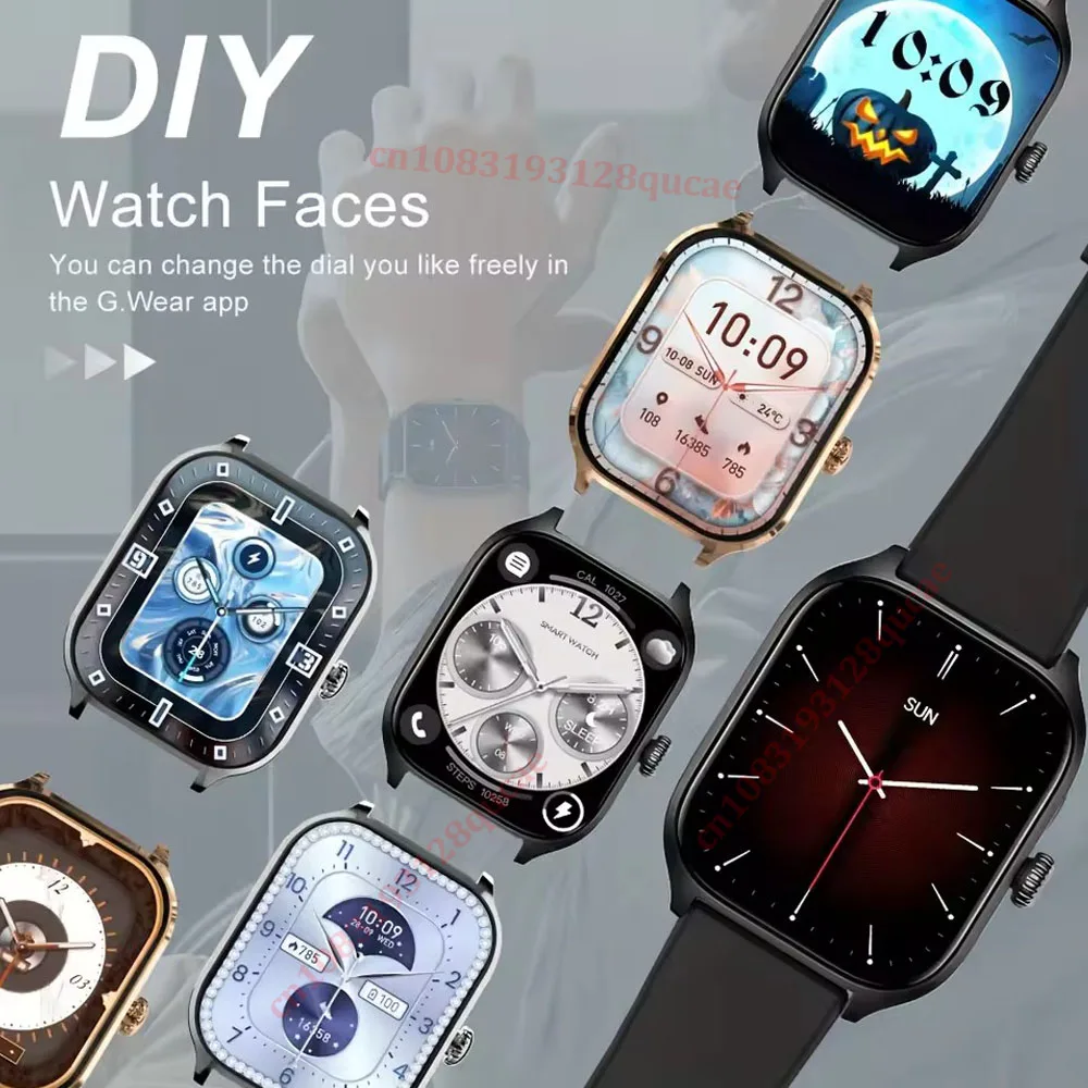 Farbdisplay-Fitness-Smartwatch für Damen und Herren 3