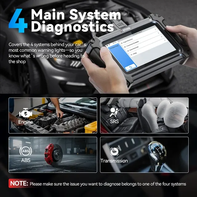Profi-OBD2-Diagnosescanner mit ABS und SRS 2