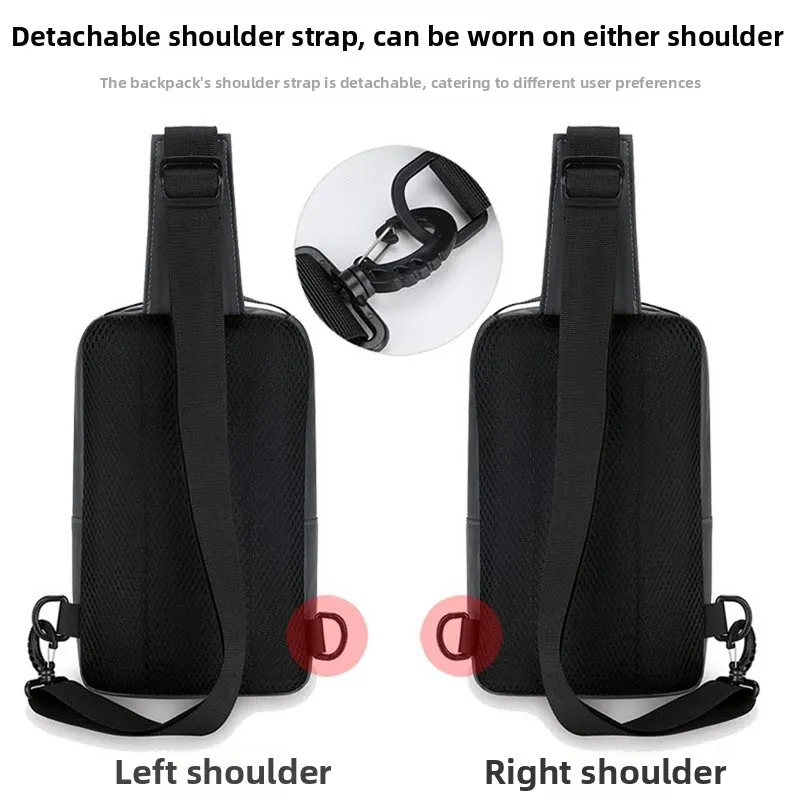Outdoor-Brusttasche für Herren mit Fächern 3