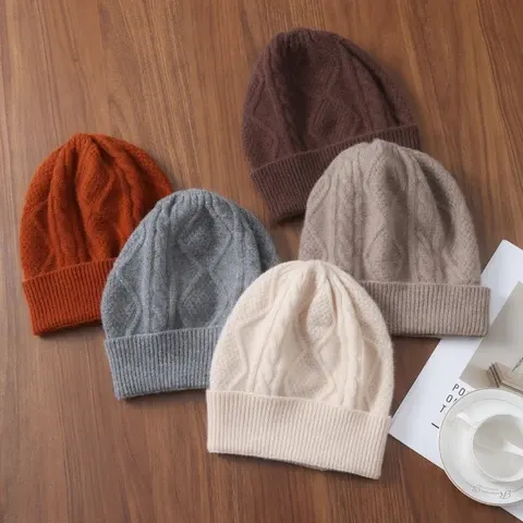 Merino-Strickmütze