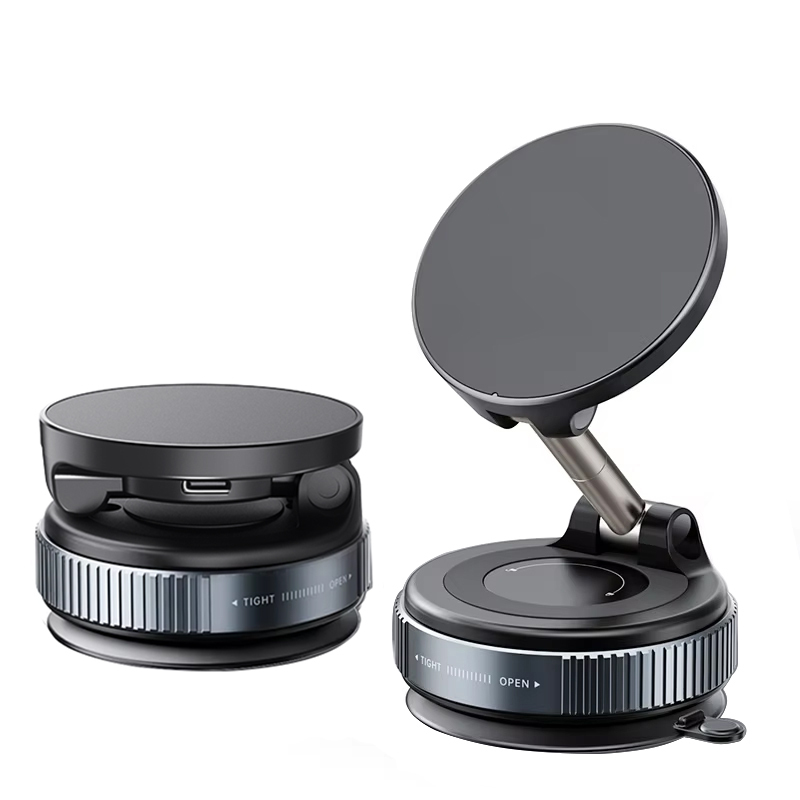 Magnetische Saugnapf-Handyhalterung mit Wireless-Ladefunktion 2