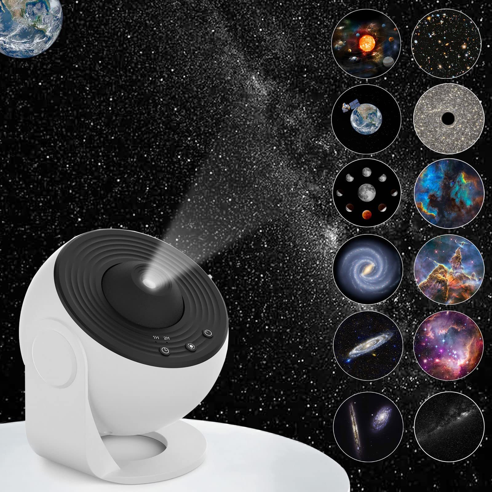 Galaxy-Projektor mit 360°-Sternenhimmel für Kinder 2