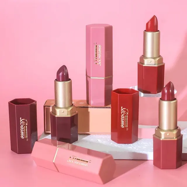 6-teiliges Goldbarren-Lippenstift-Set Perlglanz 4