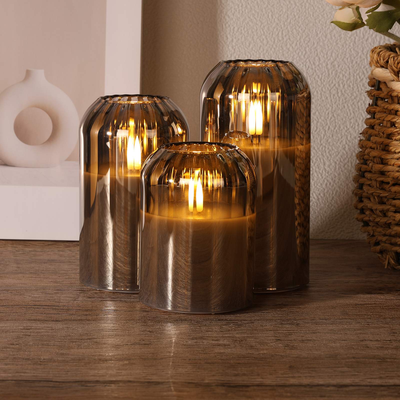 Flammenlose LED-Kerzen