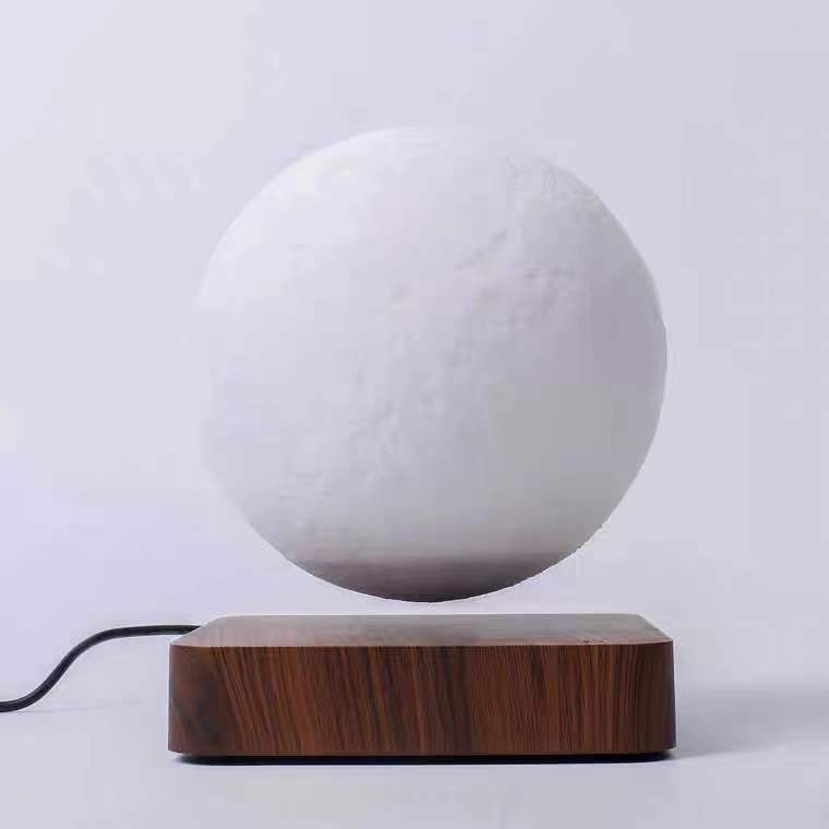Schwebende Magnetlevitation Mond Tischlampe