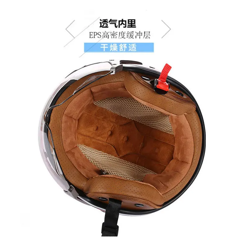 Retro Open-Face-Motorradhelm 3