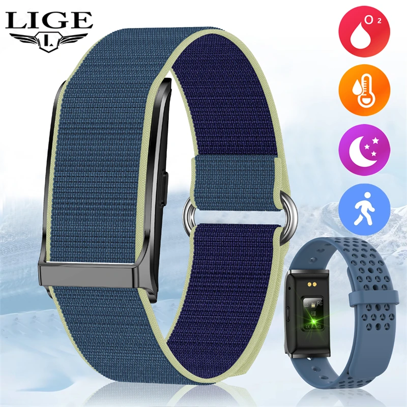 Fitness-Tracker-Armband mit Blutdruckmessung
