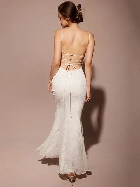 Spitzen-Maxikleid 3