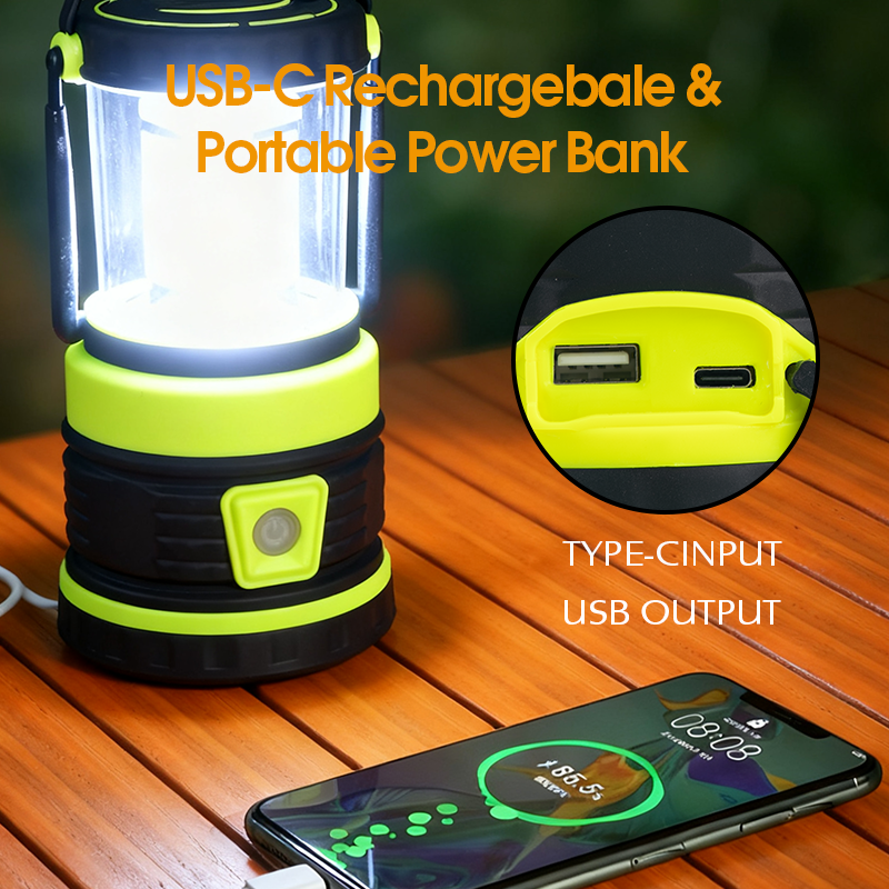 Wiederaufladbare LED-Campinglaterne mit 4500 mAh 4