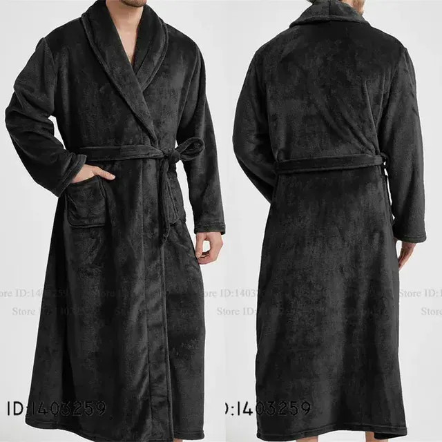Flanell-Paar-Bademantel 3