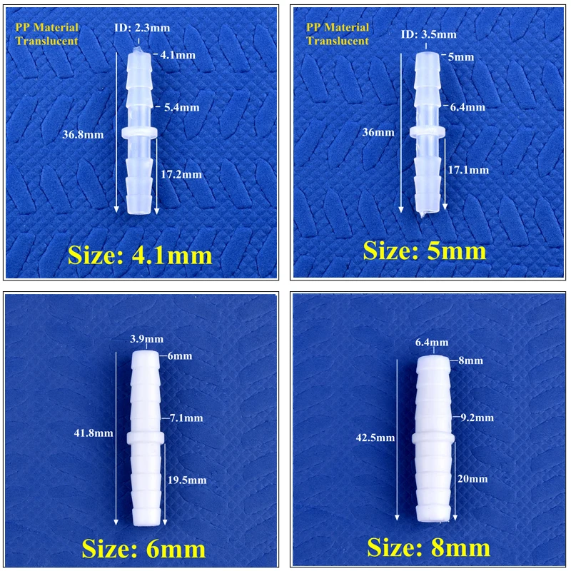 Aquarium-Schlauchverbinder-Set aus Lebensmittelkunststoff 4