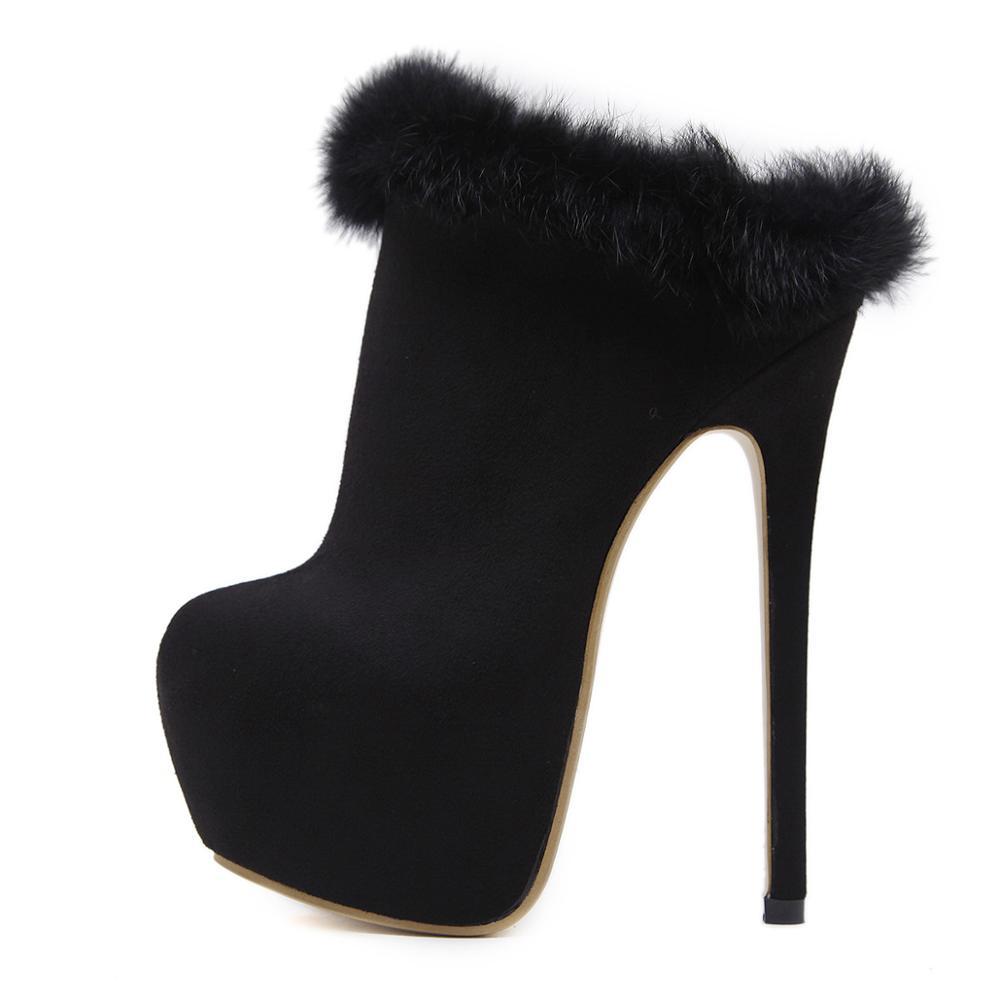 Wildleder-Stiletto-Stiefeletten 3
