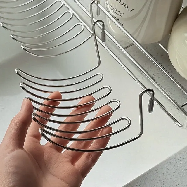 Hängender Edelstahl-Abtropfkorb für Spülbecken 3