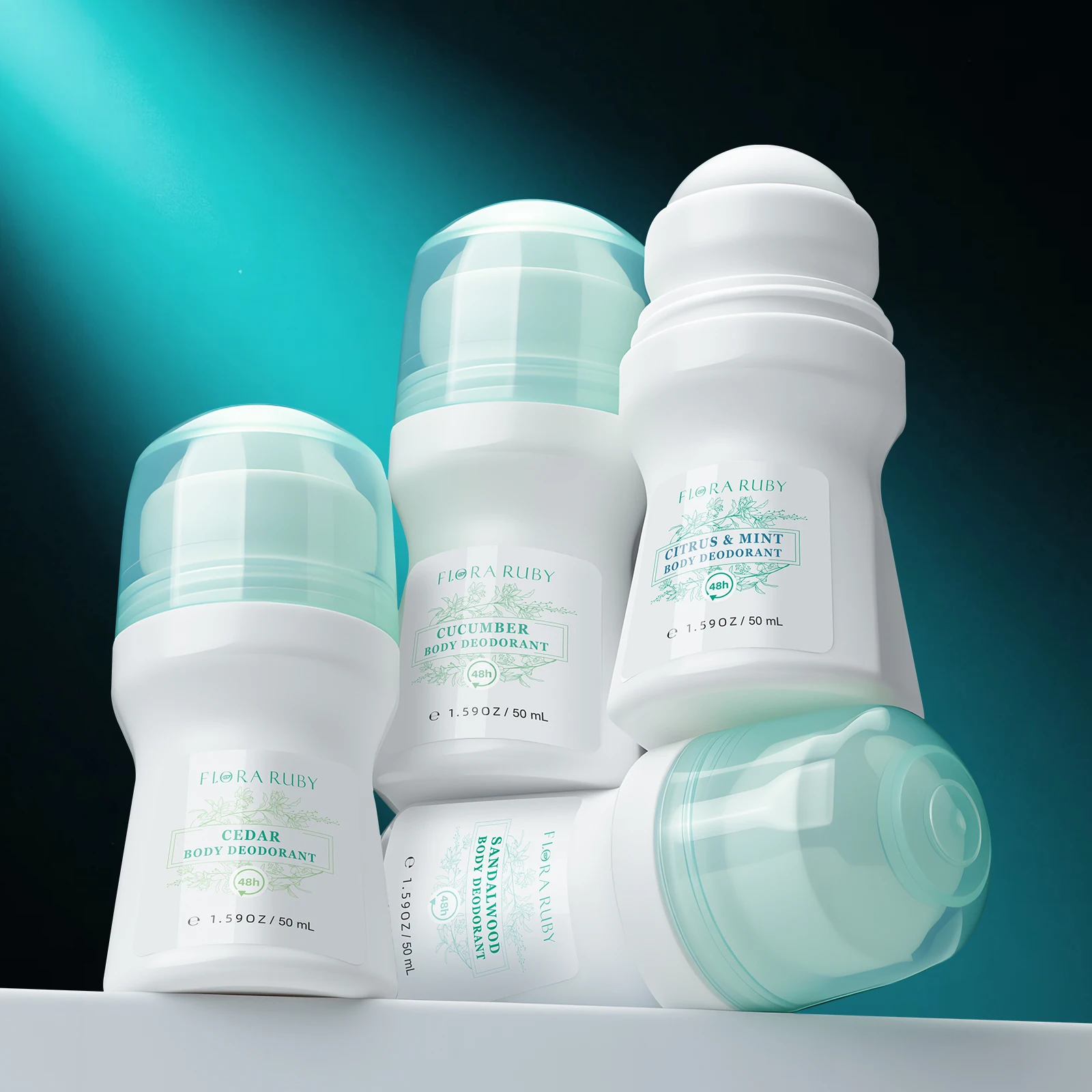 Aluminiumfreies Roll-On Deodorant für Damen und Herren 2