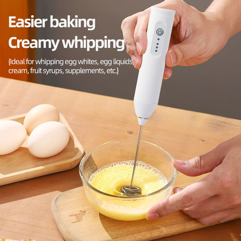 Akku-Mini-Milchaufschäumer Handmixer 4