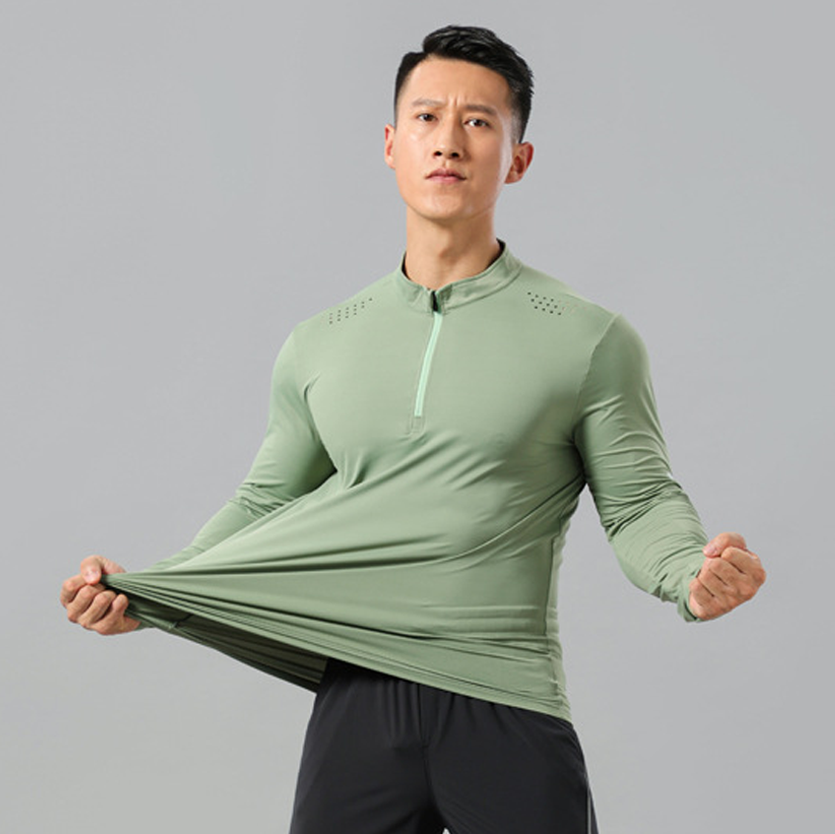 Herren Langarm Herbst Kompressionsshirt Running 2