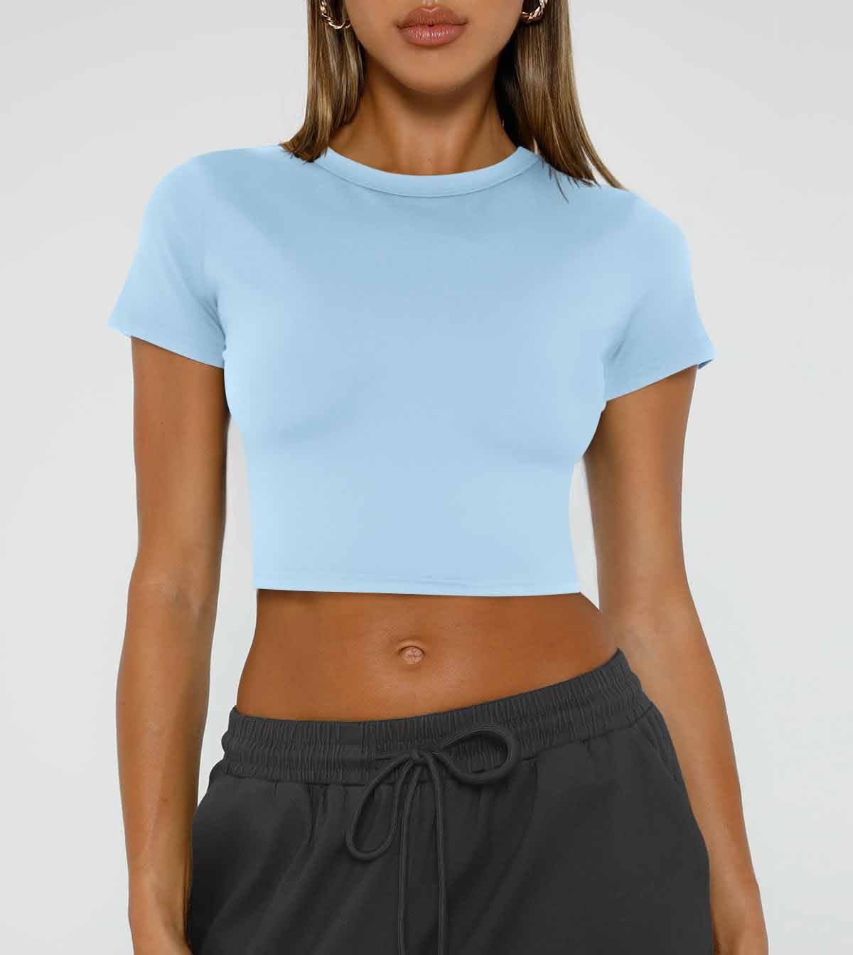 Damen Crop Top Schnelltrocknend 3