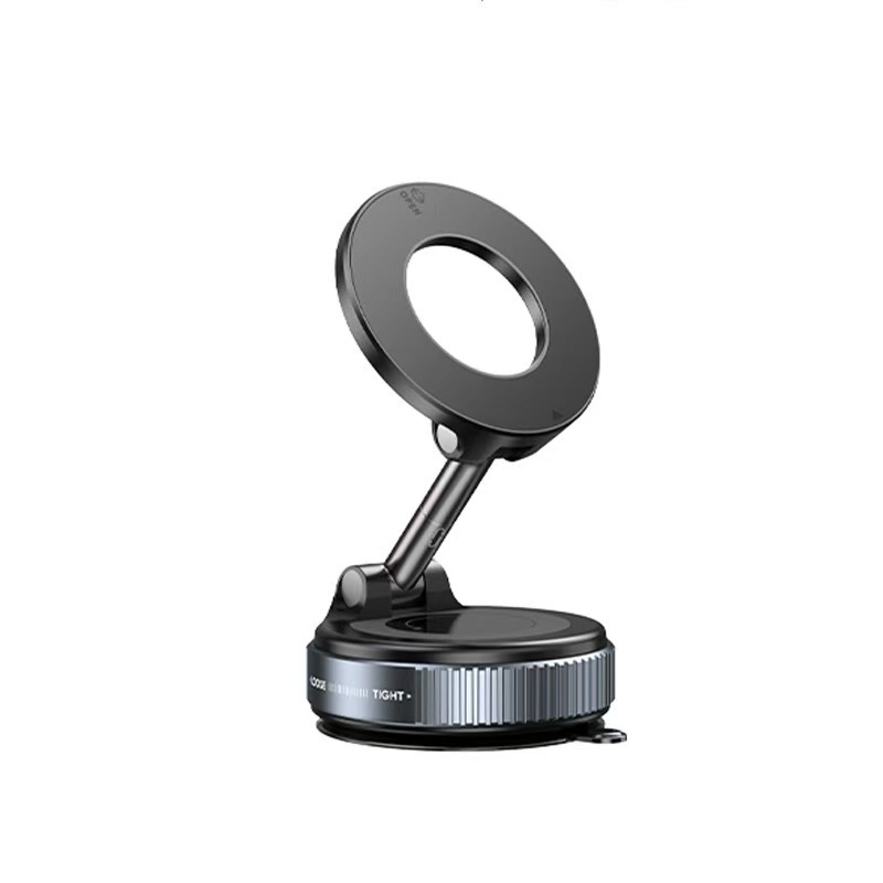 Schwarze Magnet-Handyhalterung mit 360°-Drehung